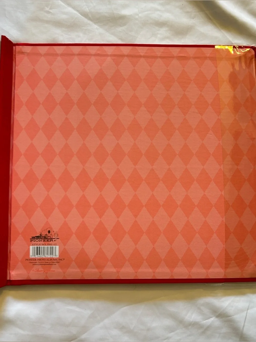 12 x 12 Deluxe Top Loading Red Scrapbook by Pioneer NEW